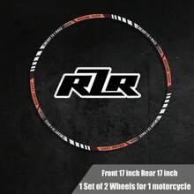 Pegatina Reflectante para Rueda de Motocicleta, Pegatina de Franja para Rin y Cubo, Listo para Correr, Cinta Adhesiva, Accesorios Impermeables para KTM  390/690/790/125 RC - R2R 01-MULTI - Ver 2