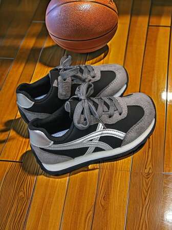 1 Pair Kids' Soft Sole Sports Shoes, Popular New Casual Sneakers, Non-Slip Athletic Running Shoes For Boys And Girls