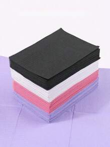 klimonla 50pcs Disposable Nail Art Table Towels 13"X18" - 3 Ply Waterproof Dental Bibs For Patients - Dentist Or Medical Tray Cover And Nail Table Cover Supplies - Multicolor - View 2