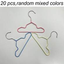 30个迷你金属宠物衣架，宠物服装收纳架，小型犬猫服装衣架 - 彩色 - 查看 19