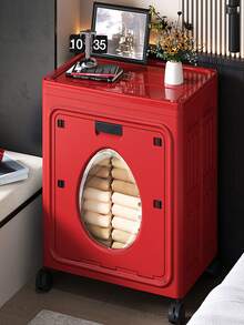 La caja de almacenamiento de ropa se puede plegar y sirve como un armario de almacenamiento para ropa y edredones. Mejora significativamente el orden del hogar y aumenta la eficiencia de la vida diaria.