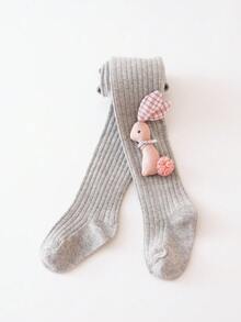 1 قطعة جوارب رفيعة للبنات، بنطلون ضيق للأطفال في فصلي الربيع والخريف - متعدد الألوان - مشاهدة 18