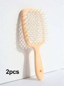 1支/2支装发梳，干湿两用透气梳，轻松梳理卷发，去除缠结，轻巧便携，适合所有发质，返校季、旅行度假必备，女士发饰，发梳，解结梳，梳子，后梳，发梳，边缘梳，解结梳，美发工具，美发用品，护发，卷发梳，理发师，美发设备，发型，美发，发梳，后梳，造型梳，卷发梳，边缘梳，发梳，梳发，发梳套装，梳发，卷发梳，解结梳，女士发梳，头发，旅行，美发产品，美发工具，美发用品，理发师，理发师配件，理发店，美发设备