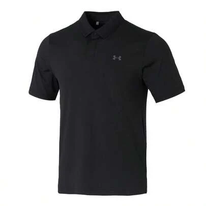 Under Armour UA Drive Chill Polo衫，柔软舒适的男士休闲短袖翻领T恤 1389596-001