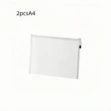 5/3/2/1Transparent Mesh Zipper File Bag A4/A5/A6 Nylon Information Document Bag Puzzle Toys Sorting Bag Pencil Pouch Folder Storage Bag Office Stationery Supplies