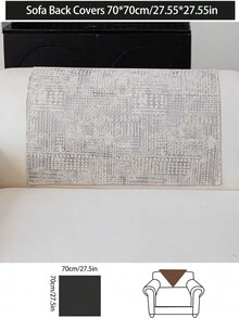 1 件四季沙发垫套，现代简约防滑沙发座椅保护套，防尘可洗，柔软防褪色，宠物友好，适合 L 型沙发、卧室、办公室、客厅 - 淺灰色 - 查看 18