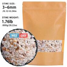 Natural Decorative River Stone - Mixed Color Pebble, Suitable For Aquarium, Garden, And Indoor/Outdoor Decorative Stone Crushed Stone, Suitable For Fish Tank Bottom Sand, Vase And Flower Pot Filling, Aquatic Plants, Micro Landscape, Mini Garden Natural Stone Mixture, Perfect For Halloween, Christmas, New Year