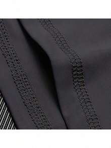 1pc Lightweight Breathable Windproof Dust-Proof Moisture Wicking Multifunctional Face Mask/Neck Gaiter, Suitable For Summer Sports & Cycling - Black - View 3