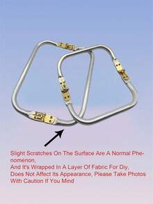 Accessori per borsetta con telaio pieghevole, componenti fai-da-te, parti sostituibili, accessori per borse riutilizzabili, ricambi per borse a mano, il miglior partner per accessori per borse, borse da sera, borsette quadrate, borse a mano e portafogli piccoli, fermaglio per bocca di borsa intrecciata, fermagli per borse dorate come regalo per le donne, accessori fai-da-te per regali della Festa della Mamma, regali di Natale, regali di Ognissanti