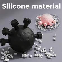 1 pezzo Allenatore di forza per dita e avambraccio da 44-99 libbre - Rafforzatore di presa regolabile, design con superficie testurizzata, adatto per chitarra, arrampicata, allenamento - Durevole esercitatore muscolare per le mani, regalo perfetto per gli uomini (blu/rosa/nero), Grip Trainer - Multicolore - Visualizzare 7