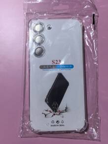 1 件透明防摔保护壳，适用于三星/苹果//红米/OPPO 手机，透明防摔手机壳，手机保护套，简约手机壳，纯色手机壳，TPU 防摔手机壳（军用级防摔）防水防震防刮