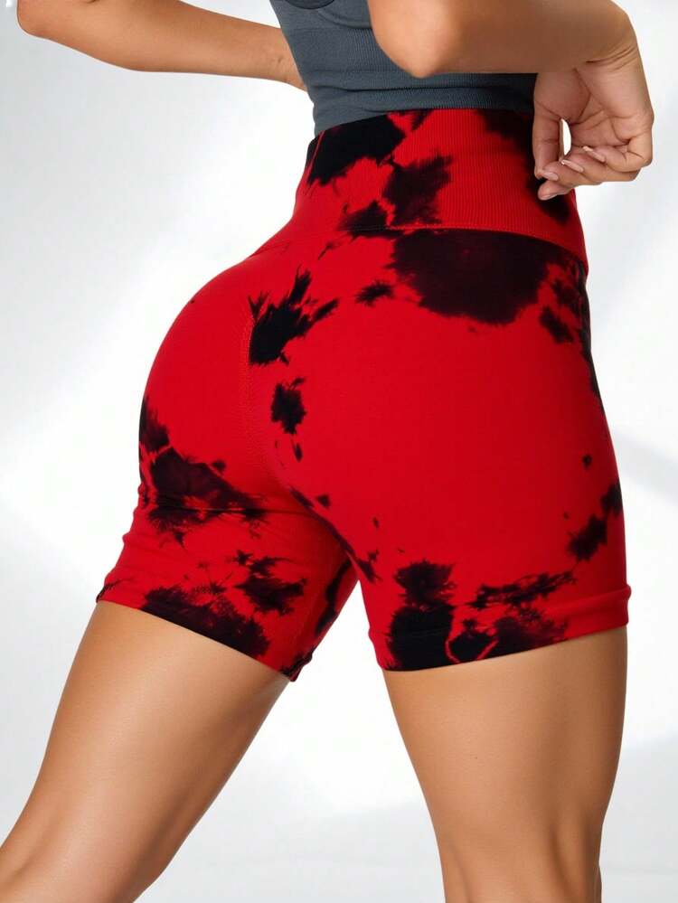 Leggins Cortos Sexy Para Mujer Yoga Short Pilates Moda Pantalones Cortos Deportivos Fitness Entrenamient Para Gym Correr - Rojo - Añade 3