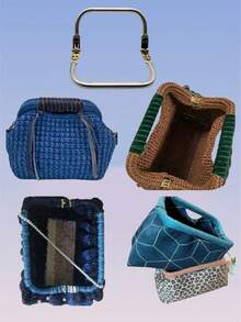 Accessori per borsetta con telaio pieghevole, componenti fai-da-te, parti sostituibili, accessori per borse riutilizzabili, ricambi per borse a mano, il miglior partner per accessori per borse, borse da sera, borsette quadrate, borse a mano e portafogli piccoli, fermaglio per bocca di borsa intrecciata, fermagli per borse dorate come regalo per le donne, accessori fai-da-te per regali della Festa della Mamma, regali di Natale, regali di Ognissanti