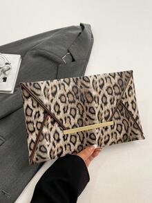 Túi cầm tay họa tiết hoa dung tích lớn thời trang mới, túi xách màu tương phản dành cho nữ - Cà phê - Xem 7