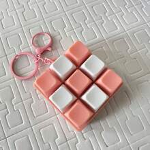 1 pieza Llavero con forma de gato, juguete antiestrés de apretón, probador de interruptores de teclado mecánico, accesorio de escritorio con llavero, colgante de teléfono, juguete novedoso, juguete pop antiestrés - Multicolor - Ver 15