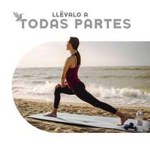 MUUK FITNESS Alfombrilla de Yoga 170 x 70 cm – Grosor 4 mm, Tapete para Yoga, Pilates, Fitness y Ejercicio, Antideslizante, Plegable y Fácil de Transportar, PVC Resistente y a Prueba de Agua, Ideal para Casa, Gimnasio, Parque o Viajes, Diseño Cómodo que Protege Articulaciones, Superficie Estable y Duradera para Relajación, Meditación y Estiramientos, Apta para Principiantes y Expertos. - Gris - Ver 11