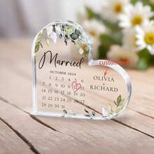 Quà cưới cá nhân hóa, Lịch cưới bằng acrylic, Quà cưới, Kỷ niệm ngày cưới, Vật kỷ niệm đám cưới, Quà sinh nhật, Quà tốt nghiệp, Không gian ấm áp, Trang trí mùa thu, Trang trí nhà cửa phòng khách - Nhiều màu - Xem 12