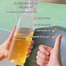 Botellas de almacenamiento creativas para salsa de soja y vinagre de la cocina, multifuncionales, a prueba de fugas, lisas, botellas de plástico con marcas de medición, fáciles y convenientes de usar