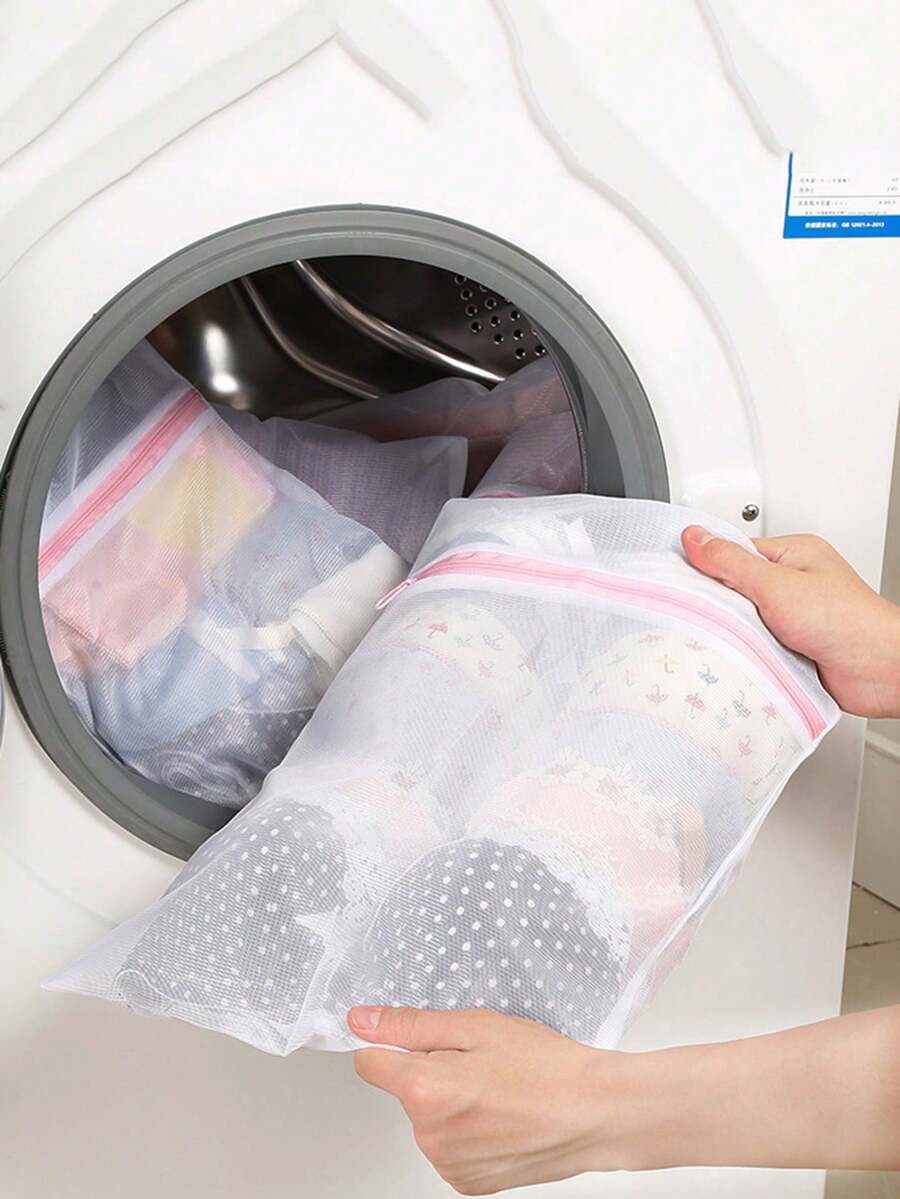 Túi giặt lưới thô và mịn dùng trong gia đình, túi giặt áo ngực và đồ lót, túi lưới chống rối, túi đựng hành lý và quần áo. - Nhiều màu - Xem 1