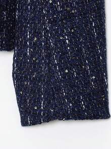 Elegant Commuter Thick Fabric Waist Belt Long Sleeve Jacket, Spring/Autumn