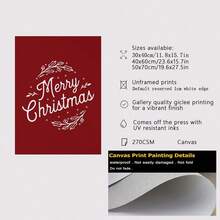 1PC Merry Christmas Crystal Ball Tree Truck Wall Art Poster Nordic Cartoon Minimalist Canvas Painting Home Decoration Living Room Frameless