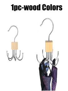 3/2/1pc Belt Organizer For Closet 360° Rotatable, Belt Hanger, 4/5/6pcs Space-Saving & Multi-Functional Closet Organizer For Belts, Bras, Ties, Scarves, Tank Tops & Wallets – Ultimate Accessory Storage Solution