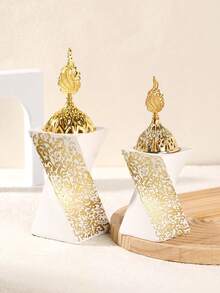 1Pc/1Set Simple And Generous Resin Incense Burner, Middle Eastern Arabic Style Incense Holder. Used For Home Fragrance And Home Decoration. Incense Holder, Home Living, Suitable For Home Decor, Bedroom, Living Room (As A Centerpiece), Office, Yoga Venue, And Party, Creating An Elegant Atmosphere. It Can Also Be Used For Temple Decoration,