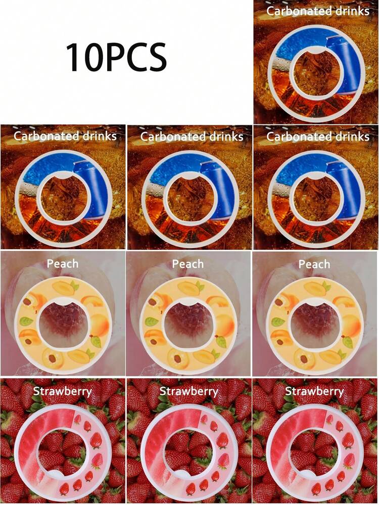 2/4/6/10 件口味豆荚包，空气水瓶口味豆荚水果味豆荚水瓶杯配件适用于空气水瓶入门套装 0 糖 0 卡路里口味（不包括瓶子） - 彩色 - 查看 34