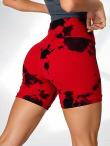 3 Pack shorts deportivos cintura ancha sin costuras que realzan el trasero push up ejercicio gym deporte yoga pilates cómodos y transpirables, shorts elásticos, shorts para gimnasia, shorts de ciclista para mujeres - Multicolor - Ver 6