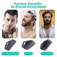 Peines guía de 1/3/5 mm compatibles con la afeitadora Norelco OneBlade, kit de protectores, recambios de protectores de recortadora para cara y Body