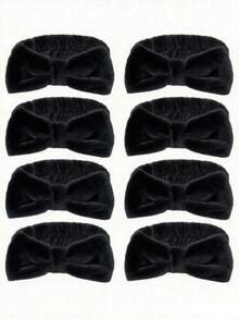 Bộ 8 chiếc băng đô spa cho nữ và bé gái, băng đô spa chấm bi hồng cho tiệc độc thân, tiệc ngủ, băng đô trang điểm chăm sóc da, băng đô rửa mặt, quà tặng độc thân cho phù dâu, phụ kiện tóc, đồ dùng học tập, phụ kiện mùa thu đông cho sinh viên, băng đô nơ cho trang phục đi nghỉ mát, khăn choàng thanh lịch cho nữ, khăn bandana mềm mại cho trang phục mùa hè. - Nhiều màu - Xem 5