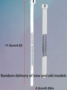 1pc White Ring Sizer Tool - Soft Adjustable Jewelry Measuring Tape For Accurate Ring Size Measurement At Home (Perfect For Engagement Rings & Wedding Bands),Cheap,Valentine's Day,Cheap Items,Travel,Travel Essential,Room Decor,Valentine's Gift,Cheap Stuff,Room,1 Dollar Items,Vacation Essentials,Gifts For Women,Bedroom,Valentine,99 Cent - White - View 11