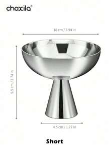 choxila 1个不锈钢甜点杯，冰淇淋杯，甜点碗，高脚杯，下午茶布丁零食糖果甜点杯，可爱盘子，烛台，适用于派对/节日/庆典/家庭聚会/婚礼/斋月/宰牲节 - 甜點碗 - 查看 13