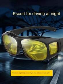 Stylish Night Vision Driving Glasses - Fashionable, Day And Night Driving Shades For Women And Men - Wind Protection, Clear Vision, Comfortable Wear Beach Accessories For Women Glasses Shades For Summer Beach Vacation,Outdoor,Travel