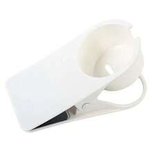 Portavasos ABS, creatividad automotriz, soporte para vasos lateral de mesa, escritorio de oficina, escritorio de ordenador, portavasos fijo - Amarillo - Ver 7