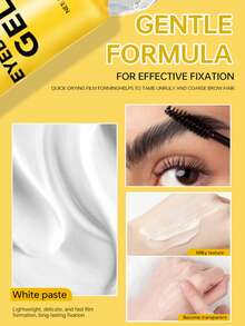 Eyebrow Styling Gel - Clear Eyebrow Fixing Gel, Waterproof Sweat-Resistant Eyebrow Repair Liquid, Suitable For Salons And Home Eyebrow Styling, Includes Brush - Transparent - View 3