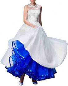 Plus Size Ankle Length Petticoat Crinoline Underskirt For Weddings - 紅色 - 查看 3