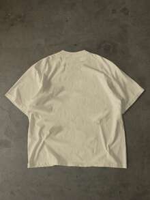 Men's New Fashion Hip Hop Printed T-Shirt - Apricot - View 2