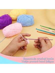 1pc 5-Ply Milk Yarn, Crochet Knitting Thread, Suitable For DIY Weaving Bags, Scarves, Hats, Sweaters, Dolls, 50g/Pc