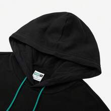 Puma Sudadera con capucha deportiva casual de punto con cordón, unisex