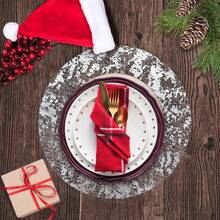 Gold Foil Hollow Placemat, Suitable For Various Party Decorations