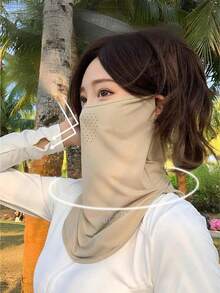 Women's Summer Full Face Sun Protection Mask, Breathable UV Protection, Suitable For Driving, Cycling, Neck Cover - Sun Visor - View 4