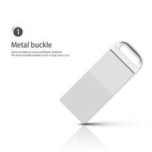 BIYETIMI USB 2.0 Flash Drive, Memory Stick, U Disk, Metal Button, Compatible With PC & Laptop, 32GB/64GB/128GB - Silver - View 4