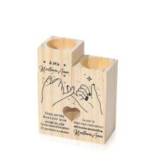 1pc "To My Best Friend" Personalized Candle Holder, Engraved Candle, Birthday Gift, Best Friend Gift