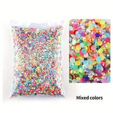 10000/5000/3000pcs/Pack AB 2-5mm Resin No-Hotfix Rhinestones Bulk Wholesale Flat Bottom Plastic Crystal DIY Glitter Cтразы Stone Rhinestone Gems, Diamond Art (Packaging Random) - Multicolor - View 2