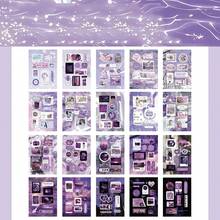 1 pezzo Libro di adesivi in stile minimalista, adesivi sagomati estetici Ins per scrapbooking, decorazione di custodie per telefono, forniture per artigianato