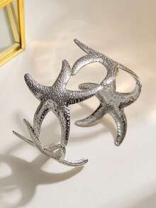 1 件女士弹性金星、贝壳、鱼、叶、几何图案手链/手镯、海滩珠宝、海滩度假村、礼物 - 海洋系列 - 查看 14