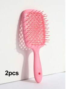 1支/2支装发梳，干湿两用透气梳，轻松梳理卷发，去除缠结，轻巧便携，适合所有发质，返校季、旅行度假必备，女士发饰，发梳，解结梳，梳子，后梳，发梳，边缘梳，解结梳，美发工具，美发用品，护发，卷发梳，理发师，美发设备，发型，美发，发梳，后梳，造型梳，卷发梳，边缘梳，发梳，梳发，发梳套装，梳发，卷发梳，解结梳，女士发梳，头发，旅行，美发产品，美发工具，美发用品，理发师，理发师配件，理发店，美发设备