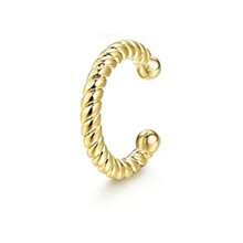 1PC Ear Cuff Earrings For Women Non Piercing Gold Ear Cuffs Gold Plated Ear Cuff For Non Pierced Ears Clip On Cartage Earring Fake Earrings Man Lightweight