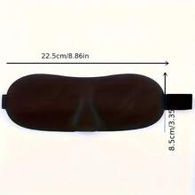 قناع عين حريري ثلاثي الأبعاد قطعة واحدة، مناسب للنوم والسفر ليلاً والقيلولة، له وظيفة تعتيم، ناعم وراحة، مناسب للاستخدام في غرفة النوم والسفر والمكتب والمدرسة، لوازم العودة إلى المدرسة